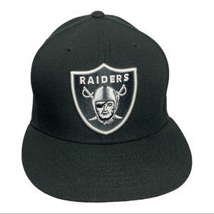 New Era NFL Las Vegas Raiders hat 59Fifty classic black fitted cap size 7